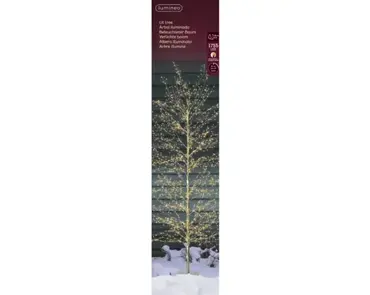 Lumineo Microled boom 80x180cm goud/warm wit/klassiek warm - afbeelding 1