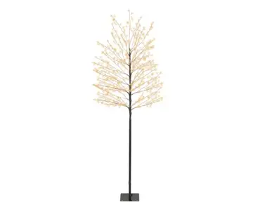 Lumineo Microled boom kort 40x180cm zwart/klassiek warm - afbeelding 3