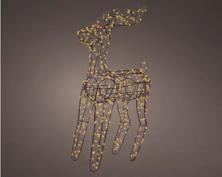 Lumineo microled rendier 58cm-500l zwart/klassiek warm - afbeelding 3