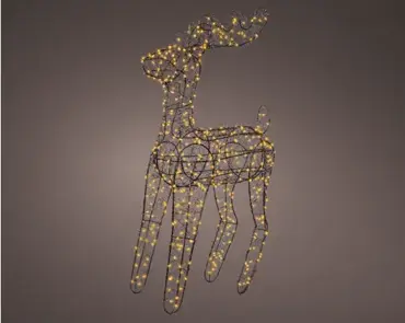 Lumineo microled rendier 58cm-500l zwart/klassiek warm - afbeelding 3