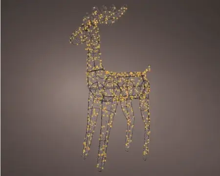 Lumineo microled rendier 84cm-720l zwart/klassiek warm - afbeelding 3