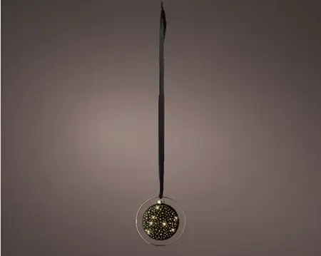 Lumineo microled schijf 20cm zwart/warm wit - afbeelding 4