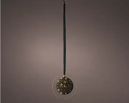 Lumineo microled schijf 26cm zwart/warm wit - afbeelding 4