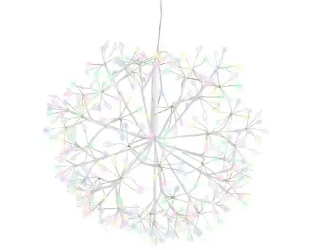 Lumineo microled ster 35cm-192l wit/multi - afbeelding 2