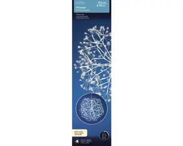 Lumineo microled ster 35cm-192l wit/warm wit - afbeelding 1