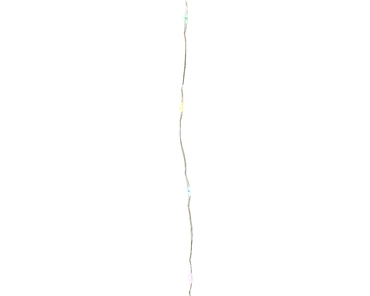 Lumineo Microled string 95cm zilver/zacht multi colour