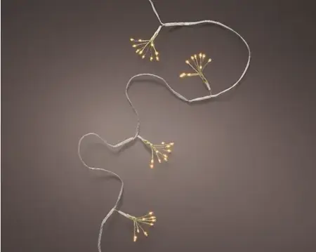 Lumineo microled stringlights 100cm goud/klassiek warm - afbeelding 3