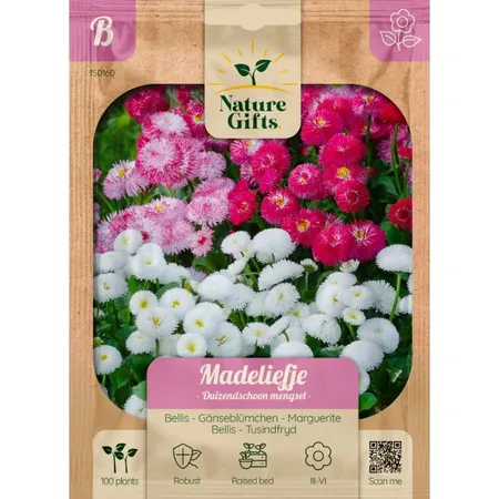 Madeliefje duizendschoon mengsel 100st - afbeelding 1