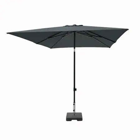 Madison Parasol Denia push-up 200x200cm PE Grijs grade 6