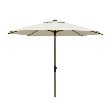Madison Parasol Lissabon teak luxe champagne 300cm - afbeelding 1