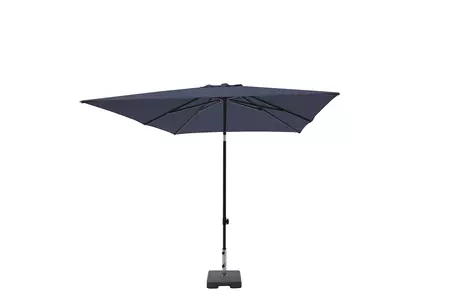 Madison Parasol Moraira Push-up Vierkant 230x230cm - Saffier Blauw - afbeelding 1