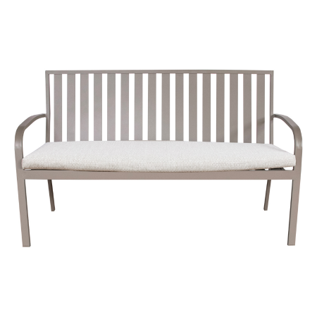 Milan 3 zitsbank Taupe - afbeelding 1