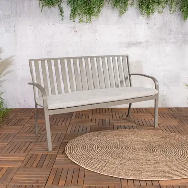 Milan 3 zitsbank Taupe - afbeelding 3