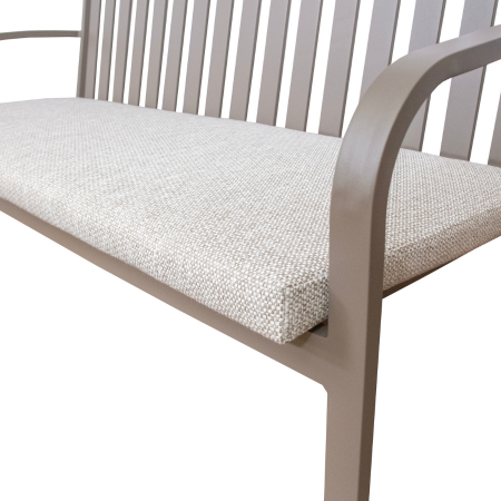 Milan 3 zitsbank Taupe - afbeelding 5