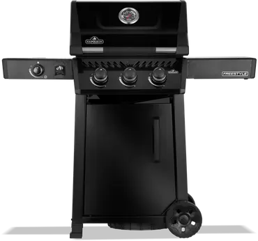 Napoleon Freestyle 365 3 hoofdbranders + zijbrander zwart - afbeelding 1
