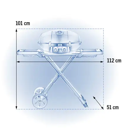 Napoleon gasbarbecue travelQ PRO285X inklapbaar - afbeelding 2