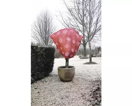 NATURE Afdekhoes jute - Rood - afbeelding 2