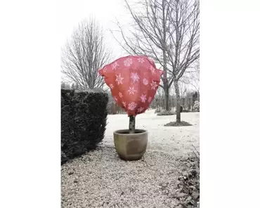 NATURE Afdekhoes jute - Rood - afbeelding 2