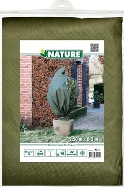 Nature Winterafdekhoes rits h2.50d2m groen