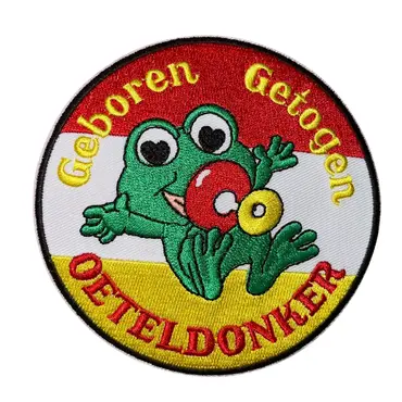 Oeteldonk embleem - Geboren en getogen