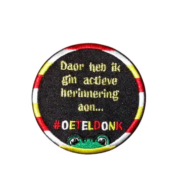 Oeteldonk embleem - Gin actieve herinnering