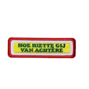 Oeteldonk embleem Uitspraken - Van achtère