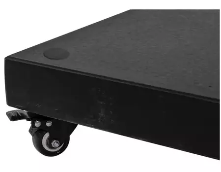 Parasolvoet op wielen 50kg