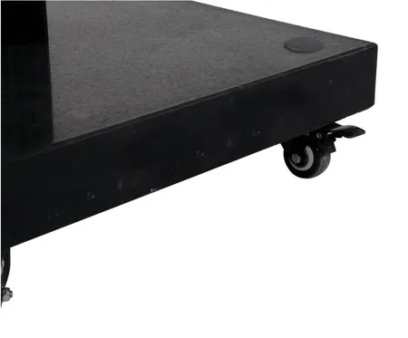 Parasolvoet op 4 wielen 60kg graniet zwart - afbeelding 3