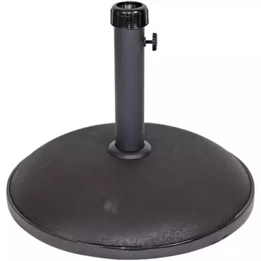 Parasolvoet rond beton 30kg zwart 52682