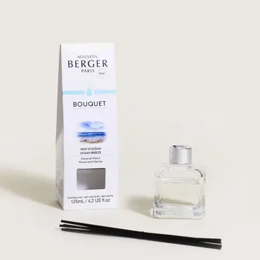 Parfumverspreider met sticks Cube 125ml Vent d'Océan - afbeelding 3