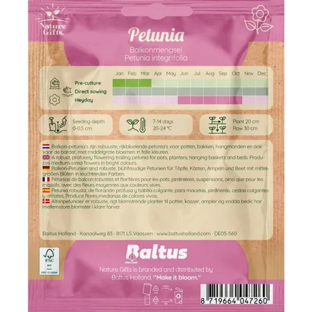 Petunia balkonmengsel 100st - afbeelding 2
