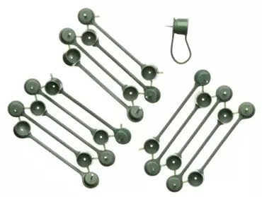 Plantenklemmen groen 15 stuks