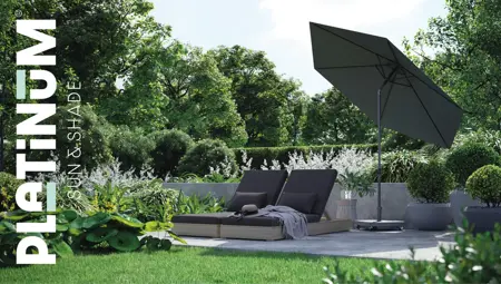 Platinum Parasolvoet met wielen | Ceramica | 40kg | Antraciet | PRE-ORDER - afbeelding 5