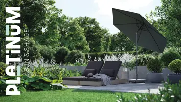 Platinum Parasolvoet met wielen | Ceramica | 40kg | Antraciet | PRE-ORDER - afbeelding 5