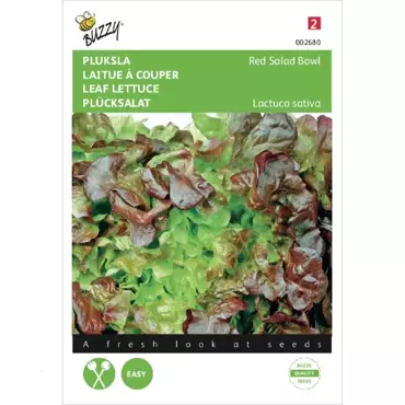 Pluksla Red Salad Bowl, Rode Eikenblad