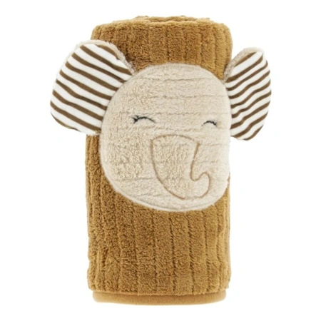 Plush deken finn 90x75cm olifant