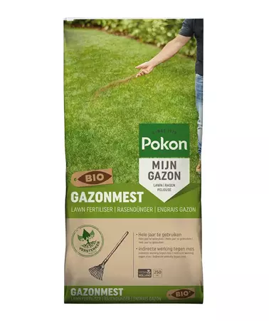 Pokon Bio Gazonmest voor 250m2 - afbeelding 2