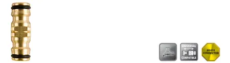 Polet Dubbele Koppeling Brass Blister