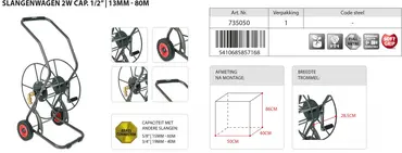 Polet Slangenwagen 2w cap. 1/2-80m. - afbeelding 4