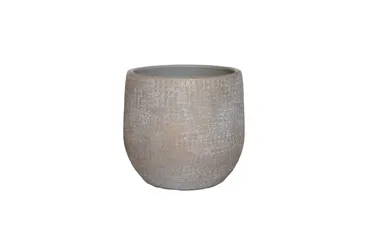 Pot kobe d32h30cm zand/beige