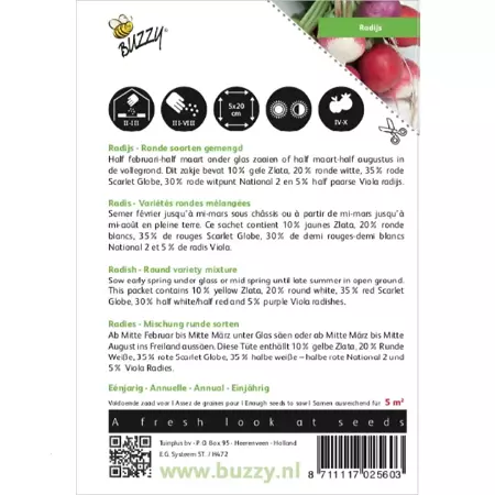 Radijs Ronde soorten gemengd - afbeelding 2