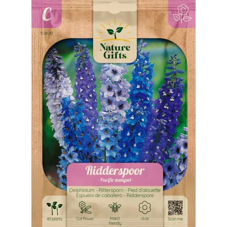 Ridderspoor pacific mengsel 40st - afbeelding 1