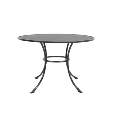 Rond 110 strekmetaal tafel