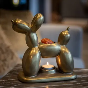 Scentchips Balloon Dog goud waxbrander geurbrander - afbeelding 3
