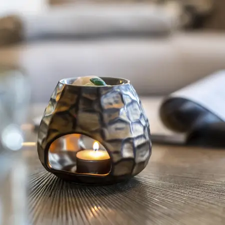 Scentchips Bol Gebeiteld Brons waxbrander geurbrander - afbeelding 2