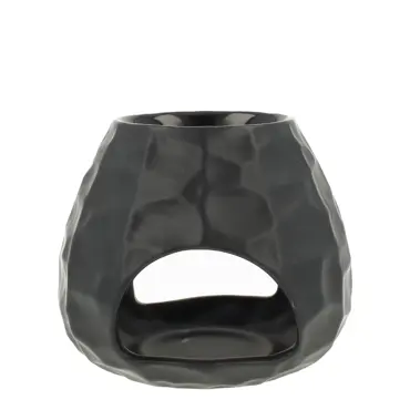 Scentchips Bol Gebeiteld Zwart waxbrander geurbrander