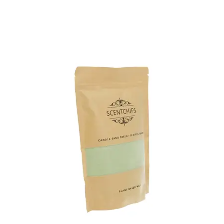 Scentchips kaarsenzand 250gr groen - afbeelding 3