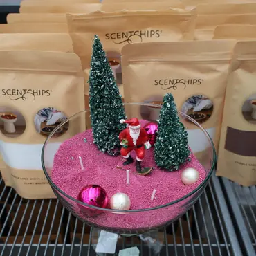 Scentchips kaarsenzand 250gr paars - afbeelding 7