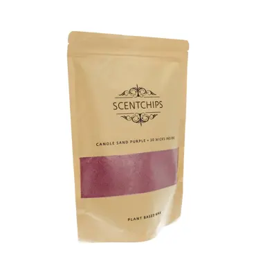 Scentchips kaarsenzand 500gr paars - afbeelding 2