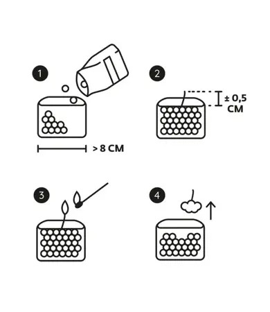 Scentchips kaarsenzand 500gr wit - afbeelding 5
